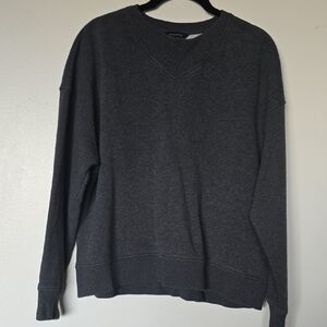 Banana Republic Charcoal V-Neck Sweater